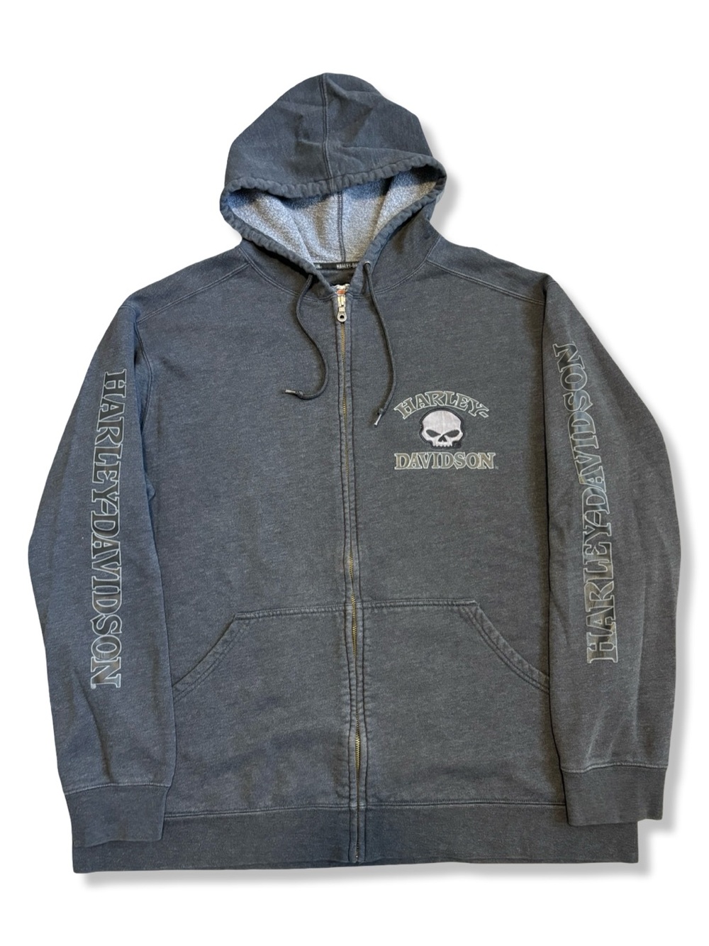 Vintage Harley-Davidson Zip-Up Hoodie